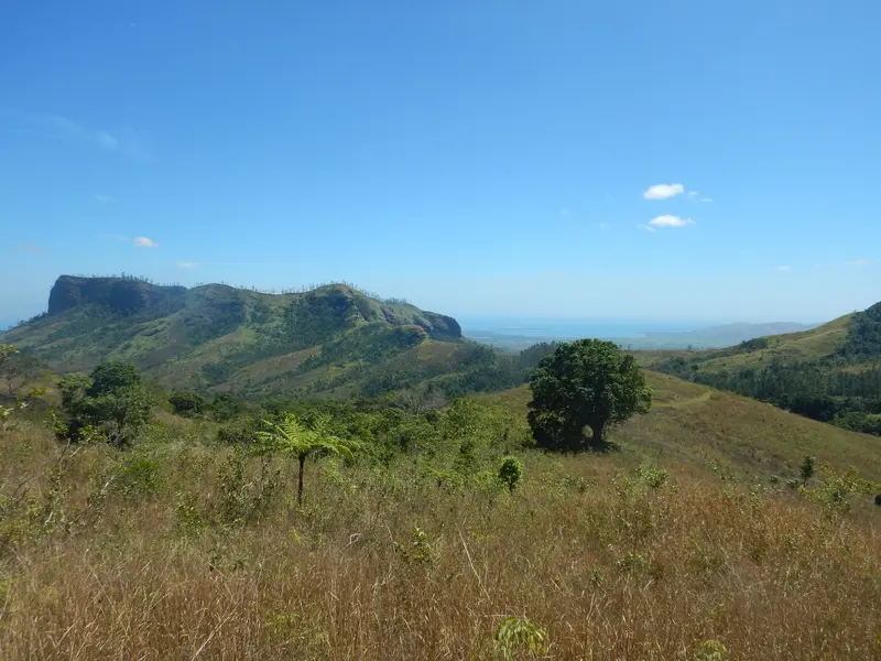 View from the slopes of Mount Batilamu