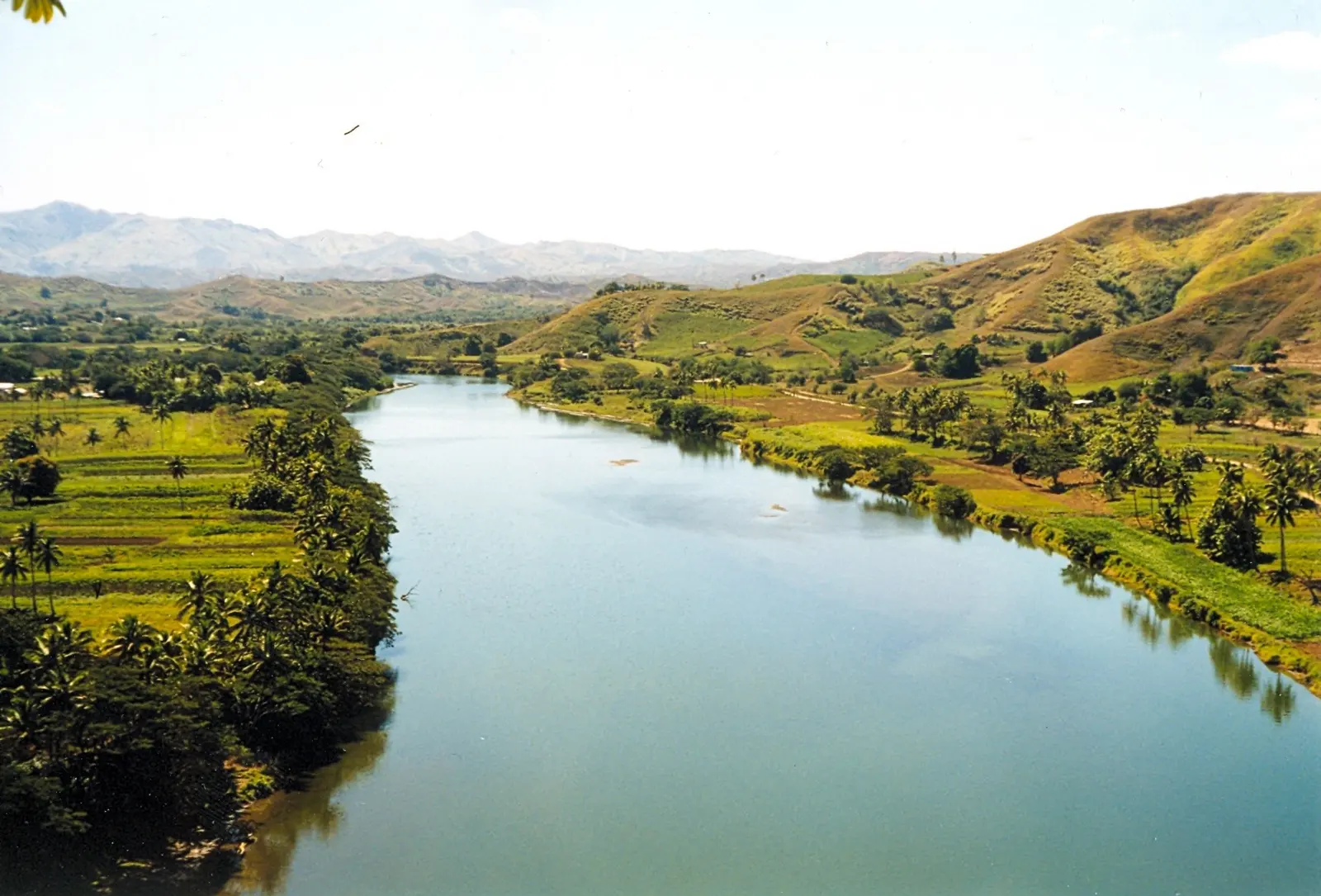 The Sigatoka River and valley farmland, Viti Levu